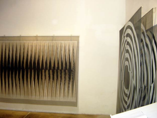 Installation view of Rhythmicity & Circles of Attention