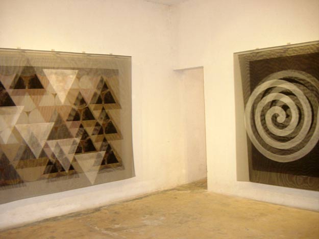 Installation view of Triangulations