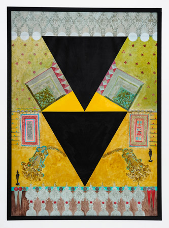 Two black triangles